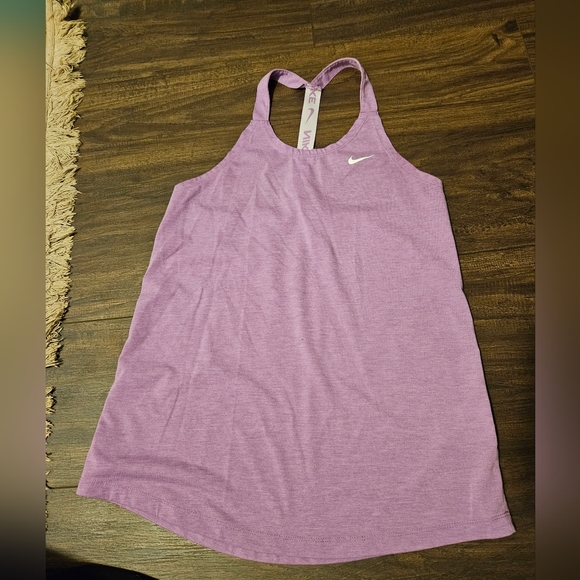 Pretty Purple Nike Dry Fit Racer back - Picture 1 of 3